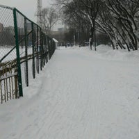 Photo taken at Стадион «Крылья Советов» by Vera T. on 1/15/2017