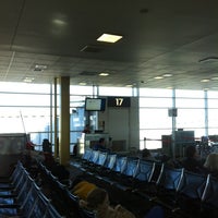 Photo taken at Gate B17 by Anna M. on 10/13/2012