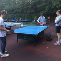 Photo taken at Настольный теннис в Нескучном саду by Stasya D. on 8/25/2015