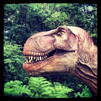 Photo taken at Dinosaur Safari at Bronx Zoo by Evan R. on 8/29/2013
