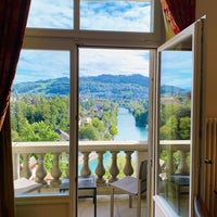 Photo taken at Bellevue Palace Bern by Chnuebli on 8/8/2023