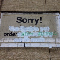 Photo taken at Banksy &amp;#39;Sorry!&amp;#39; by Brendan on 5/10/2014