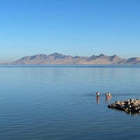 Photo taken at Great Salt Lake State Park by Ash P. on 10/8/2023