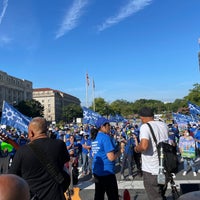 Photo taken at Freedom Plaza by Ash P. on 9/20/2021