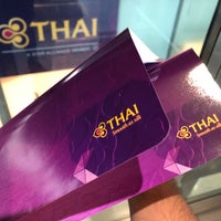 Photo taken at Thai Airways Ticket Office by Pradabpong W. on 3/31/2018