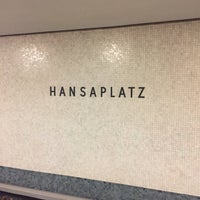 Photo taken at U Hansaplatz by Stefan M. on 4/12/2017