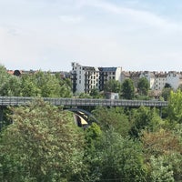 Photo taken at Behmstraßenbrücke by Stefan M. on 7/18/2018