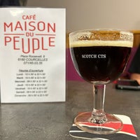 Photo taken at Café Maison du Peuple by Marie-Agnès F. on 8/20/2023