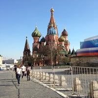 Photo taken at St. Basil&amp;#39;s Cathedral by Raskin E. on 5/8/2013