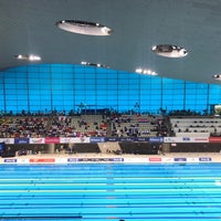 Photo taken at London Aquatics Centre by Ali M. on 9/9/2019