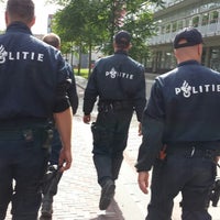Photo taken at Politiebureau Linnaeusstraat by Rwin on 6/17/2014