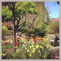 Photo taken at The Garden at St. Luke in the Fields by Christine on 5/4/2013