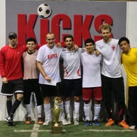 Photo taken at Kicks Indoor Soccer &amp;amp; Gym by Arzhang S. on 10/15/2012