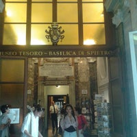 Photo taken at Museo Tesoro - Basilica S. Pietro by Nivea P. on 8/16/2014