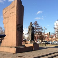 Photo taken at Памятник А.П. Чехову by Marina K. on 4/25/2013