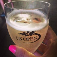 Photo taken at Moet &amp;amp; Chandon Terrace - US Open by Brittany on 8/31/2013