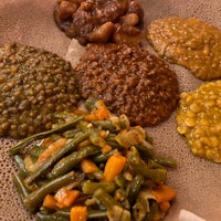 Photo taken at Mesob Ethiopian Restaurant by Alana M. on 2/13/2020