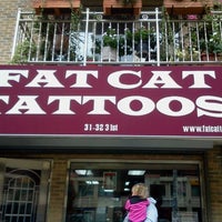 Photo taken at Fat Cat Tattoos by Stephanie C. on 10/7/2012