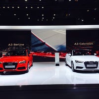 Photo taken at Audi stand #BMS2014 by De Lepeleere N. on 1/16/2014