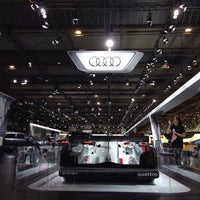 Photo taken at Audi stand #BMS2014 by De Lepeleere N. on 1/26/2014