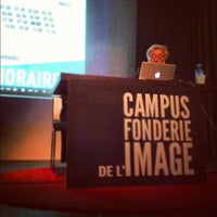Photo taken at Campus de La Fonderie de l&amp;#39;Image by Nicolas on 11/28/2012