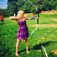 Photo taken at Archery Range by Adrienne C. on 8/17/2015