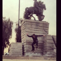 Photo taken at Emiliano Zapata Statue by Andi G. on 1/9/2013