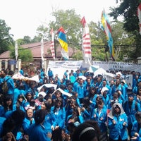 Photo taken at Universitas Kristen Indonesia by Melissa N. on 10/18/2012