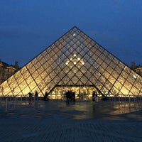 Photo taken at Louvre Pyramid by Thanatos on 6/3/2017