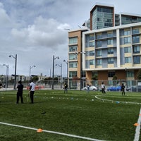 Photo taken at SFFSoccer Mission Bay Field by Lucy S. on 4/6/2019