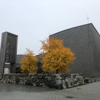 Photo taken at Viikin kirkko by Zhanna T. on 10/11/2018