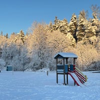 Photo taken at Pikkukosken uimaranta by Zhanna T. on 12/31/2023