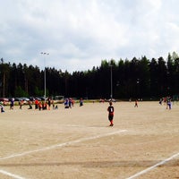 Photo taken at Jakomäki-Areena by Zhanna T. on 5/20/2014