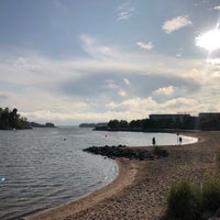 Photo taken at Tuorinniemen uimaranta by Zhanna T. on 8/6/2019