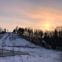 Photo taken at Paloheinän mäki by Zhanna T. on 12/23/2018