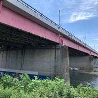 Photo taken at 多摩川橋 by strollingfukuD on 7/10/2021