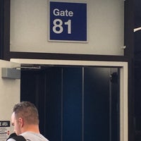 Photo taken at Gate 81 by Joey W. on 3/30/2017