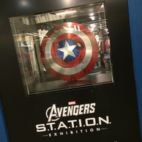 Photo taken at S.T.A.T.I.O.N. (The Avengers Exhibition) by d&amp;#39;alessandro m. on 7/24/2014