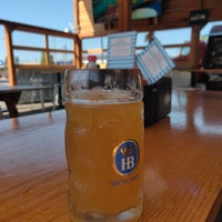 Photo taken at Schweinhaus Biergarten by Charles S. on 5/31/2019