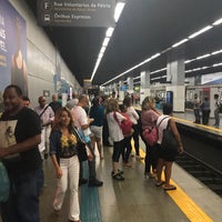 Photo taken at MetrôRio - Botafogo Station by Alexandra B. on 4/20/2018
