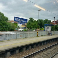 Photo taken at Železniční stanice Blansko město by Mihai V. on 5/24/2015