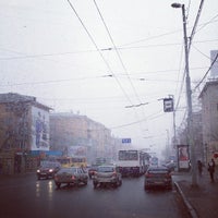 Photo taken at Остановка «Трансагентство» by Anna O. on 10/24/2012