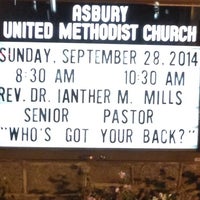 Photo taken at Asbury United Methodist Church by Adam B. on 9/28/2014