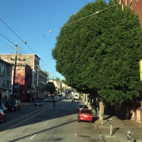 Photo taken at Apple Shuttle - 16th &amp;amp; South Van Ness by Philip S. on 3/17/2016