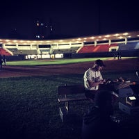 Photo taken at Estádio Municipal de Beisebol Mie Nishi by Chuck H. on 9/2/2017