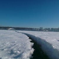 Photo taken at где-то в Волге by Peter B. on 2/13/2016