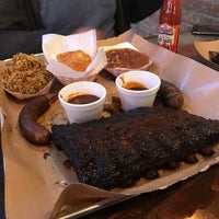 Photo taken at Boogie Mcgee&#39;s Bayou Smokehouse Bbq by Roy H. on 6/17/2017