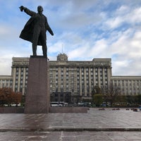 Photo taken at Памятник В. И. Ленину by Alexander D. on 10/20/2017