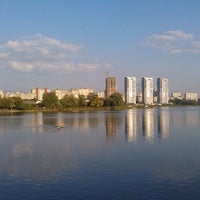 Photo taken at Святошинские озера (пруд 15) by Ilya L. on 9/8/2014
