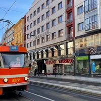Photo taken at Bílá labuť (tram, bus) by Claudio B. on 10/3/2021